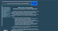 Desktop Screenshot of cedes.ro