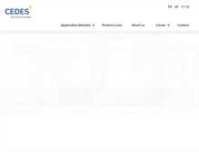 Tablet Screenshot of cedes.com